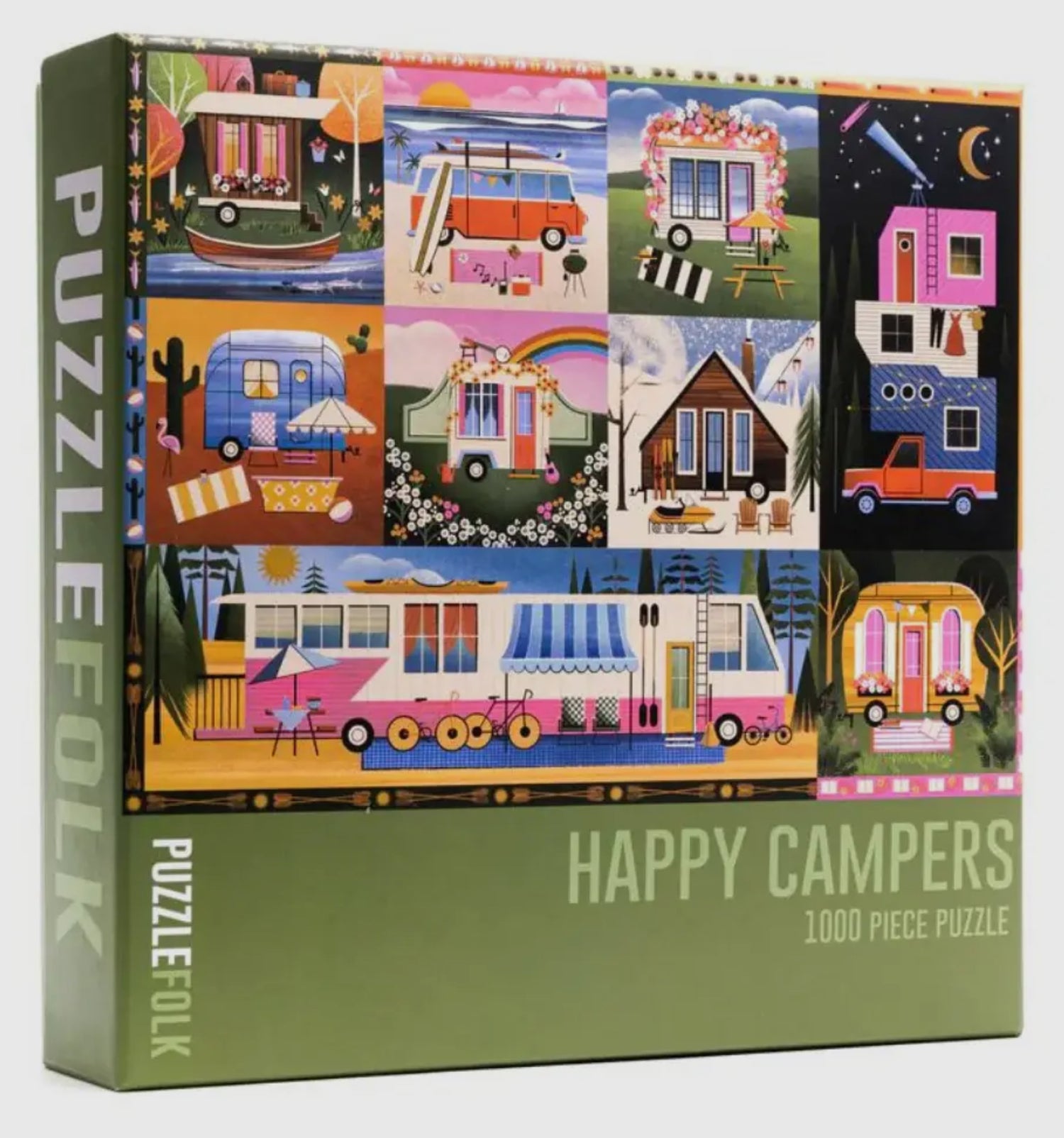 Happy Campers! 1000 Piece Puzzle