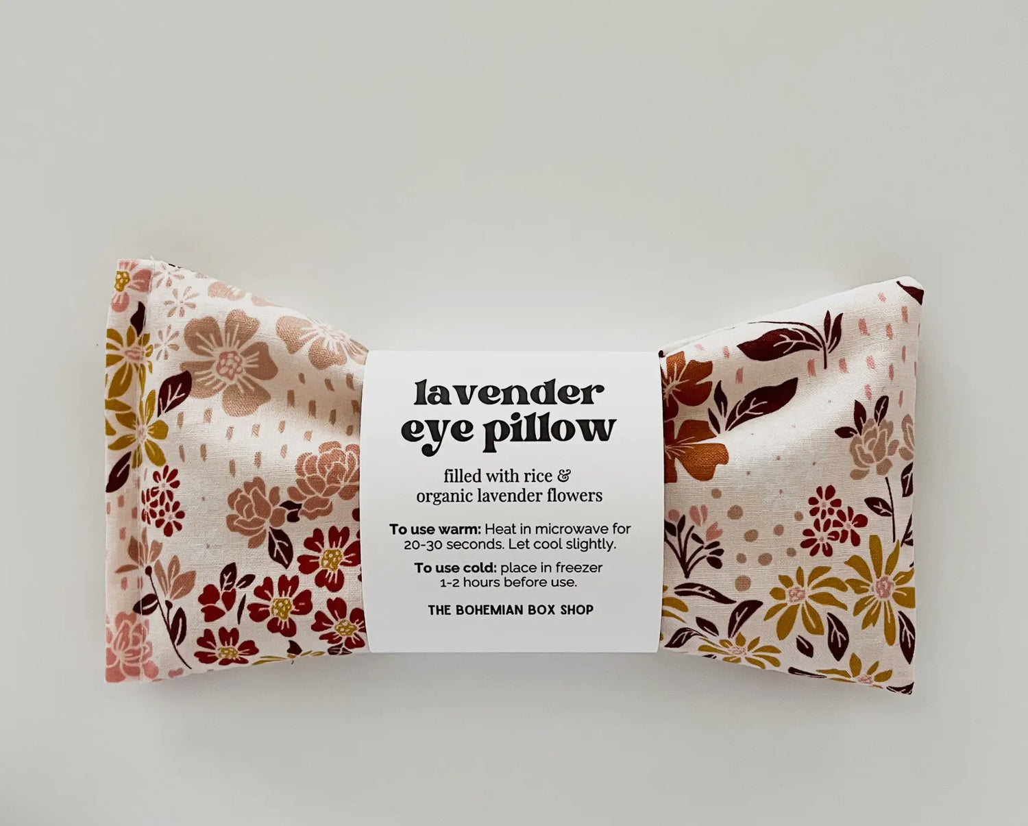 Lavender Eye Pillow - Earth Tone Florals