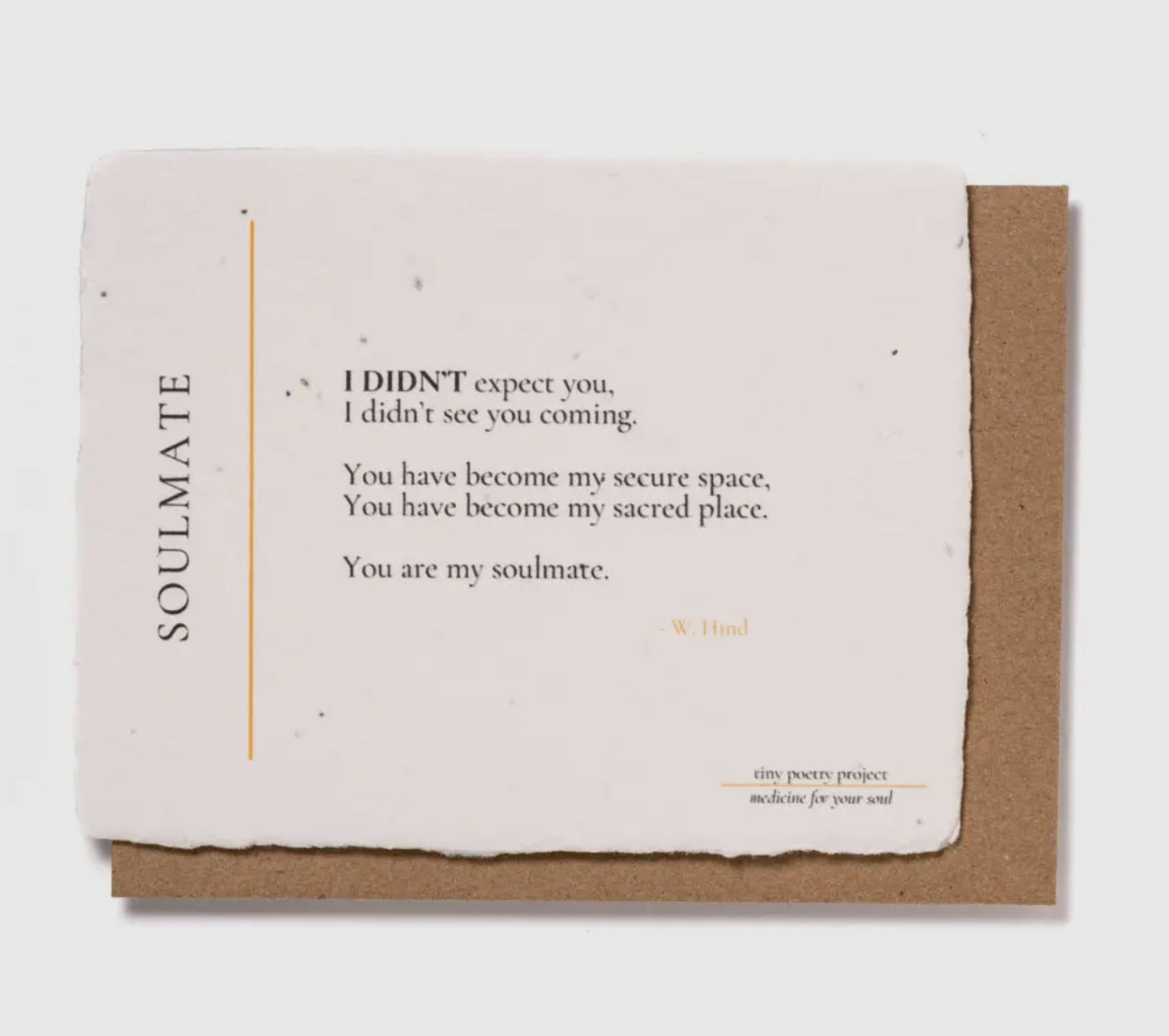 Soulmate: Plantable Greeting Card