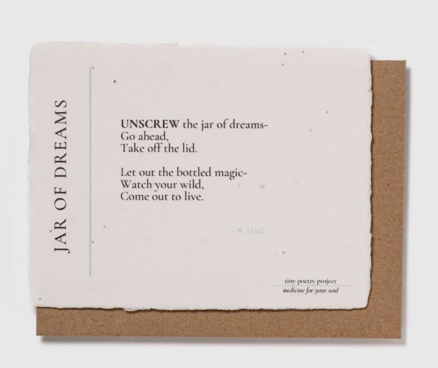 Jar of Dreams: Plantable Greeting Card