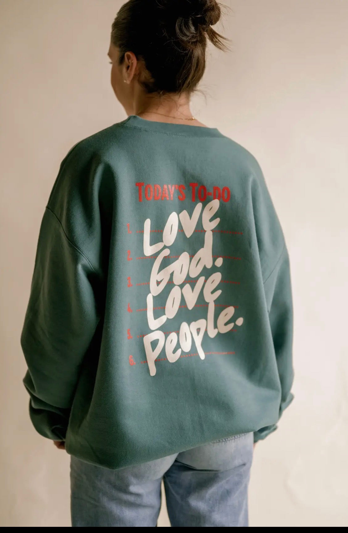 Love God. Love People. Crewneck