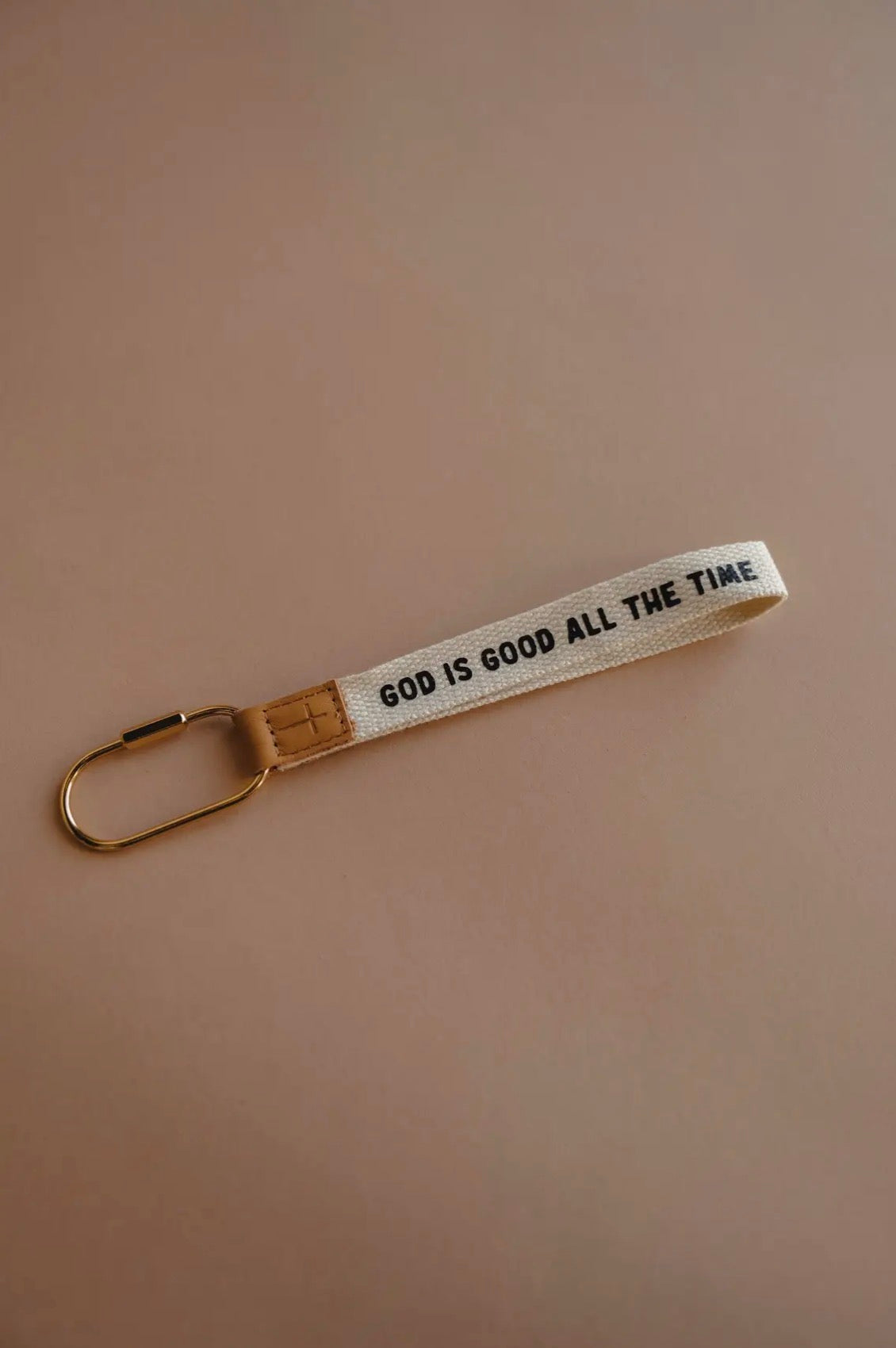 God Is Good Wristlet Keychain