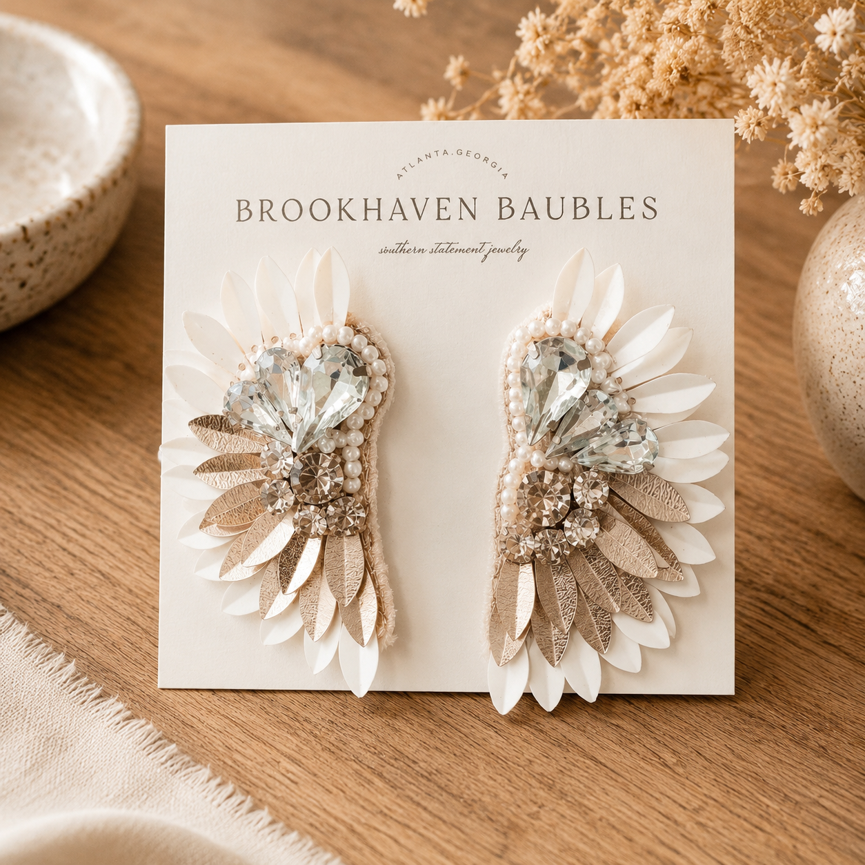 Ombre Statement Earrings