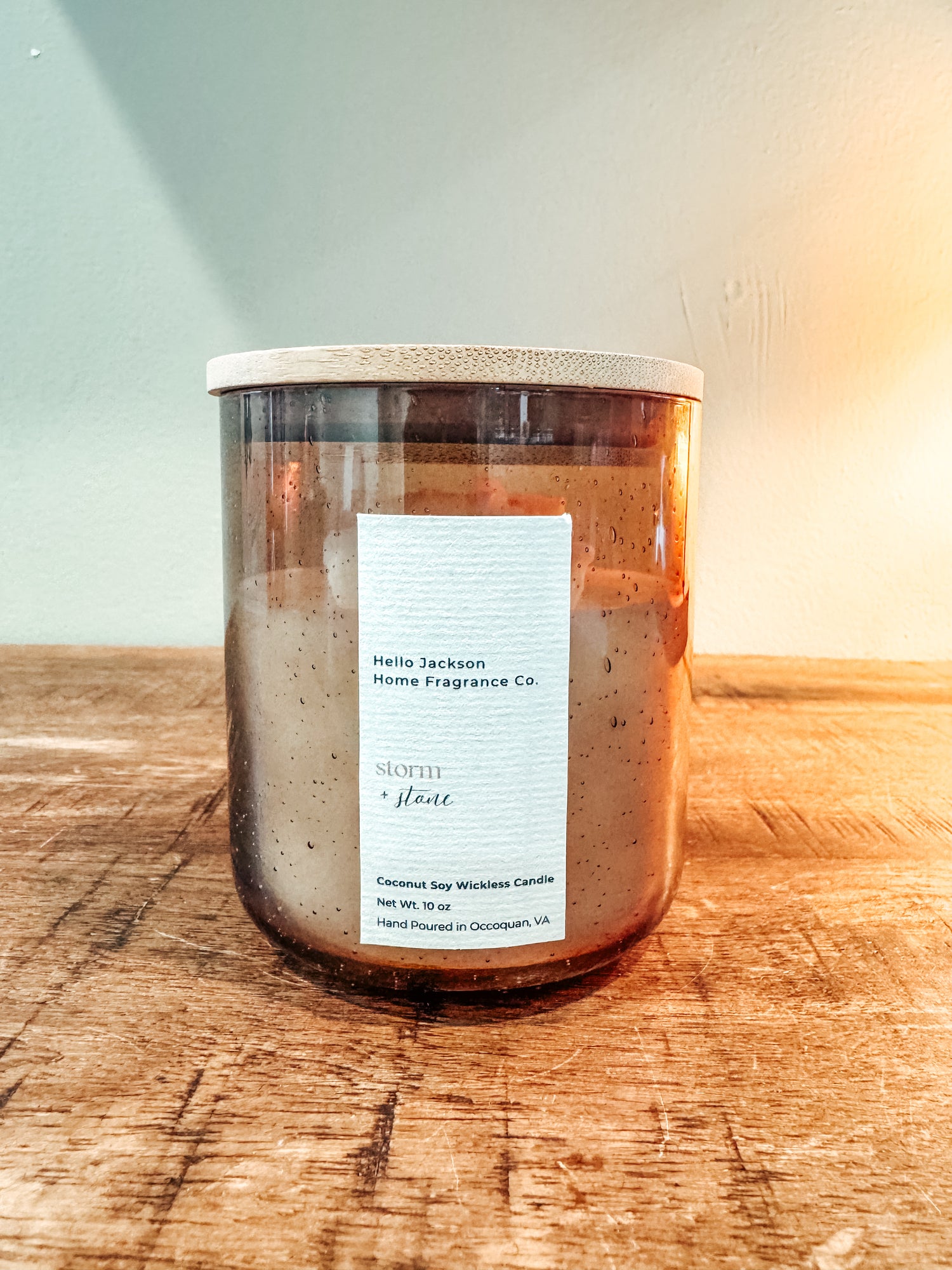 Storm + Stone: Wickless Candle