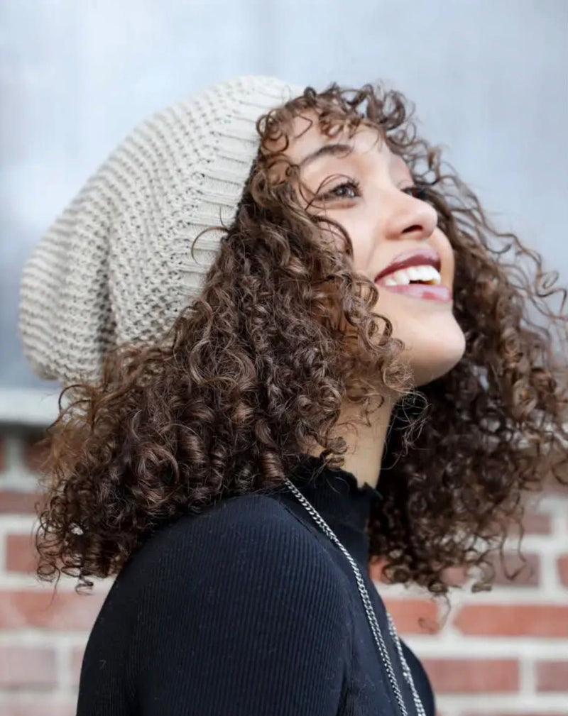 Embroidered Slouchy Beanie (Pre-Order)