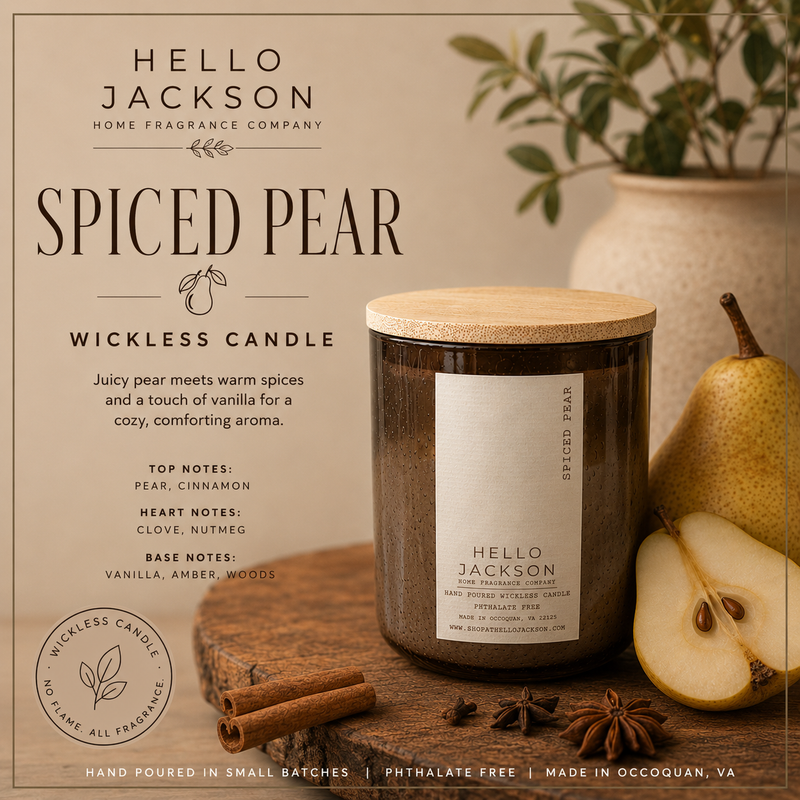 Spiced Pear: Wickless Candle