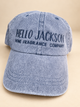 Vintage Wash Baseball Hat: Blue