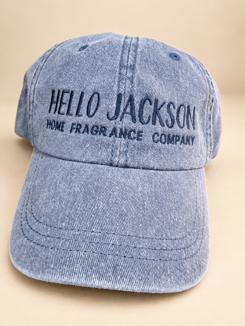 Vintage Wash Baseball Hat: Blue