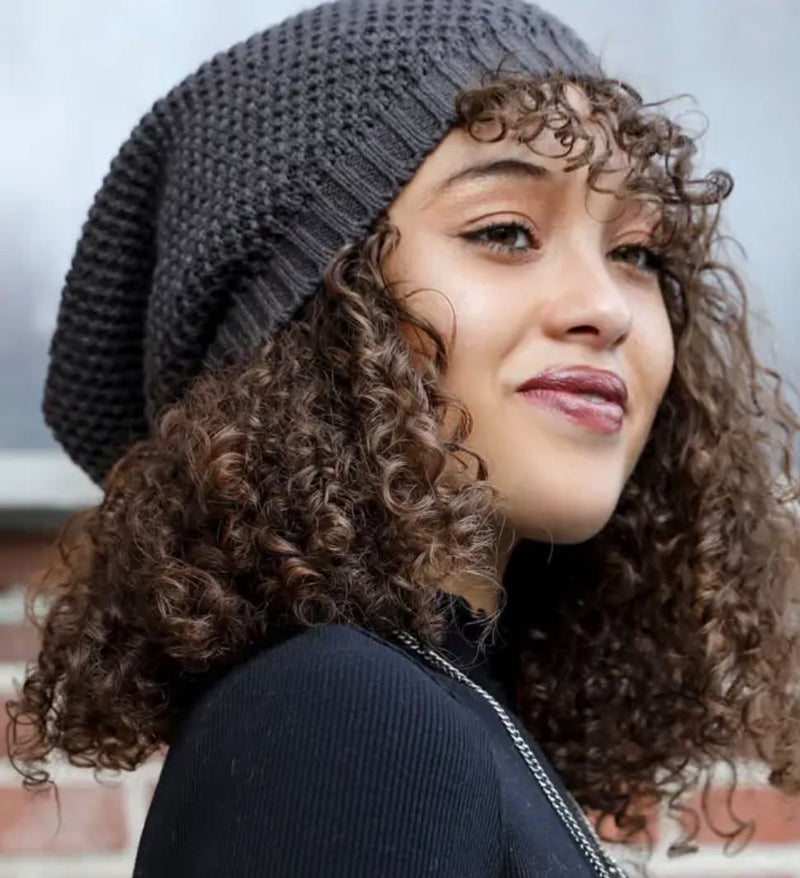 Embroidered Slouchy Beanie (Pre-Order)