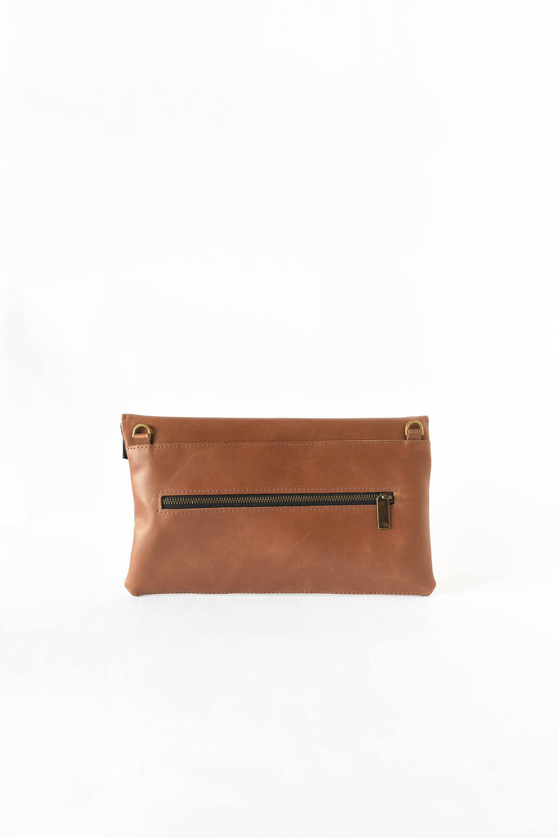 B+H Two-Tone Crossbody/Clutch