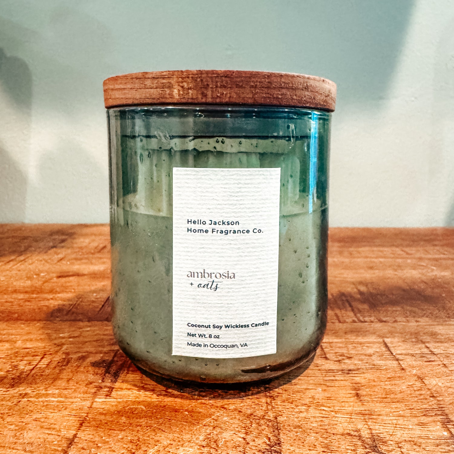 Ambrosia + Oats Wickless Candle