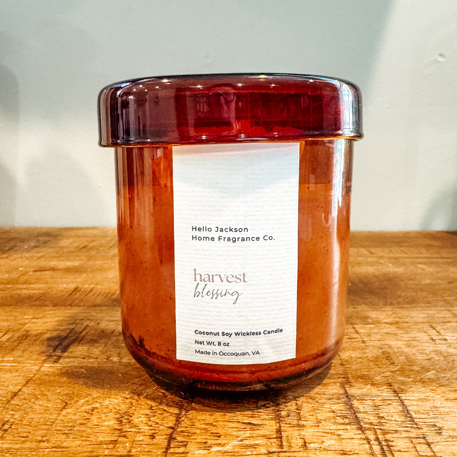 Harvest Blessing Wickless Candle