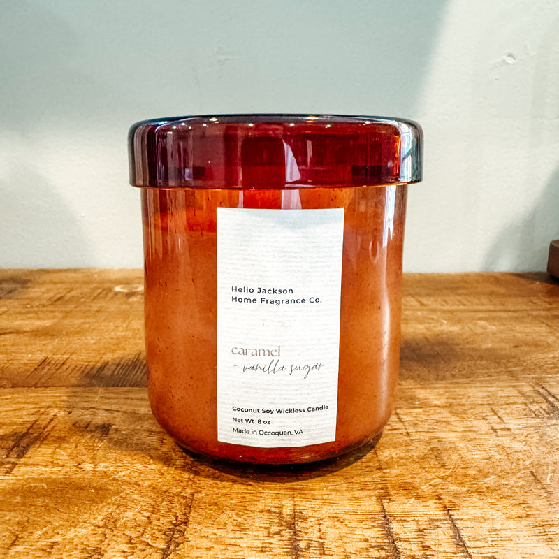 Caramel + Vanilla Sugar Wickless Candle