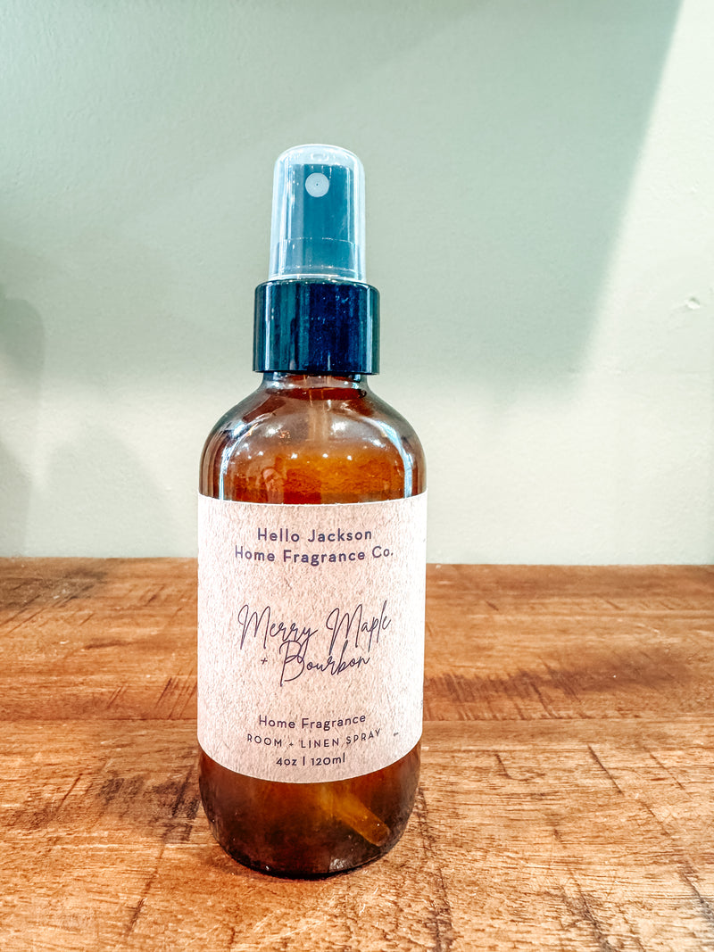 Merry Maple + Bourbon Room + Linen Spray