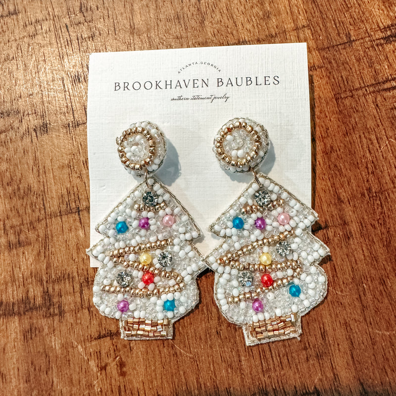 Oh Christmas Tree Bauble Earrings