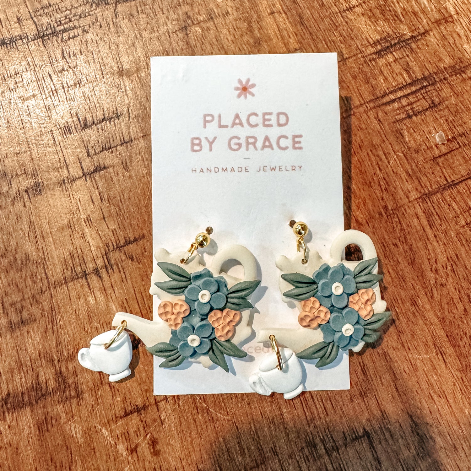 Spill the Tea Dangle Earrings