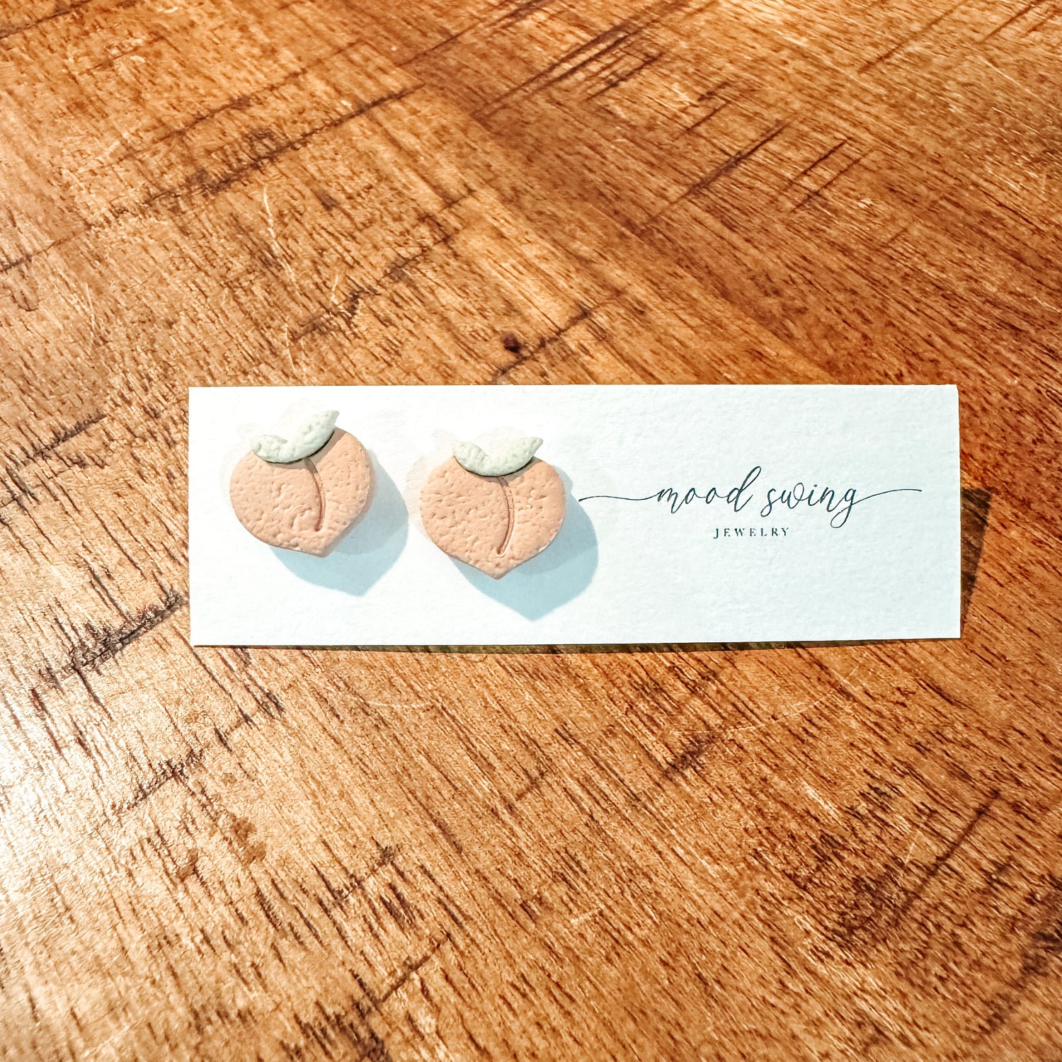 Sweet Georgia Peach Stud Earrings
