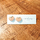 Sweet Georgia Peach Stud Earrings