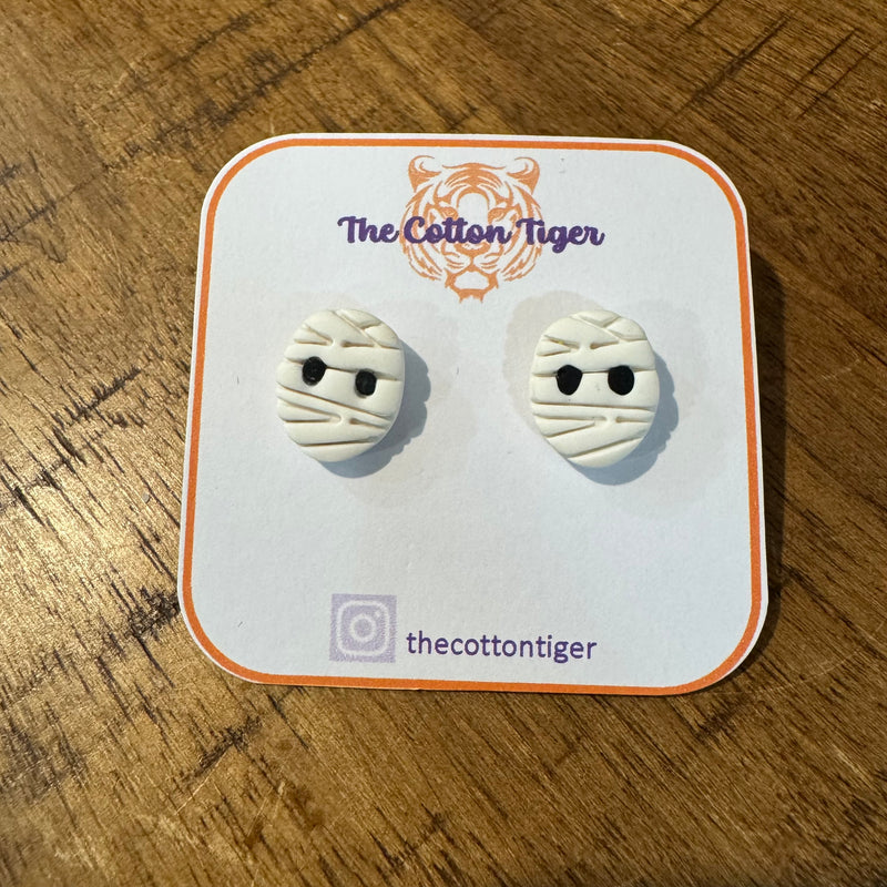 Mummy Stud Earrings