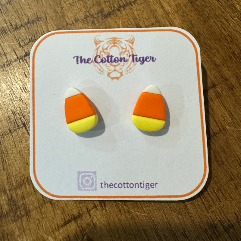 Candy Corn Stud Earrings