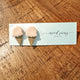 Strawberry Scoop studs