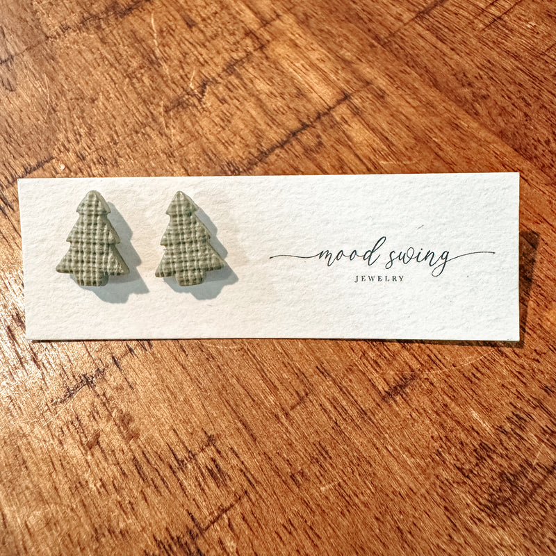 Christmas Tree Stud Earrings