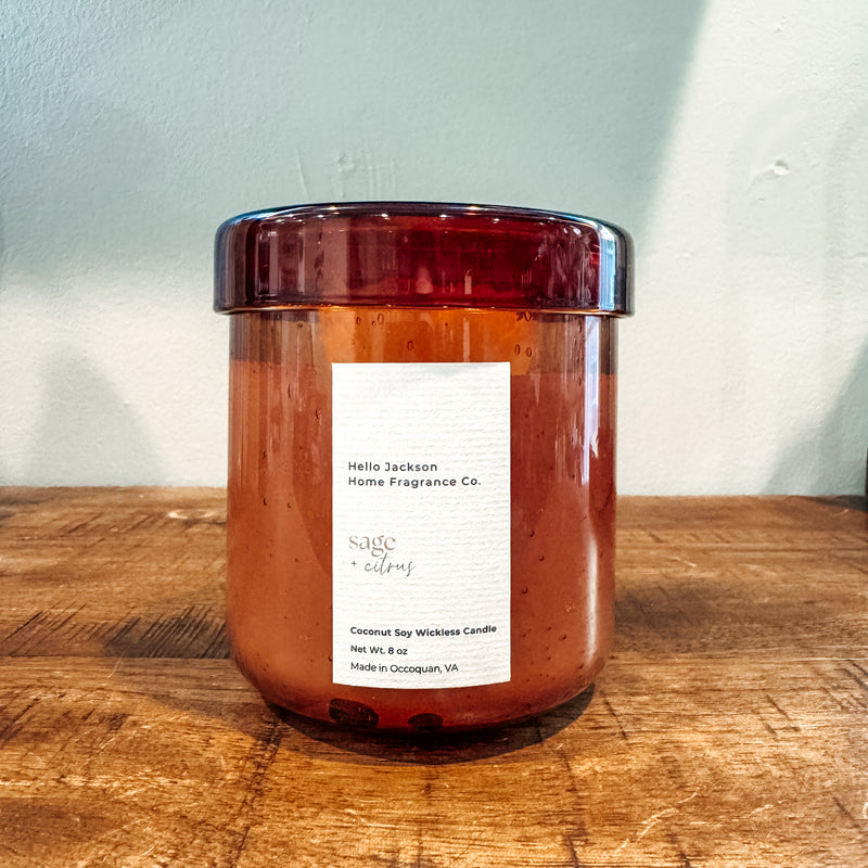Sage + Citrus Wickless Candle