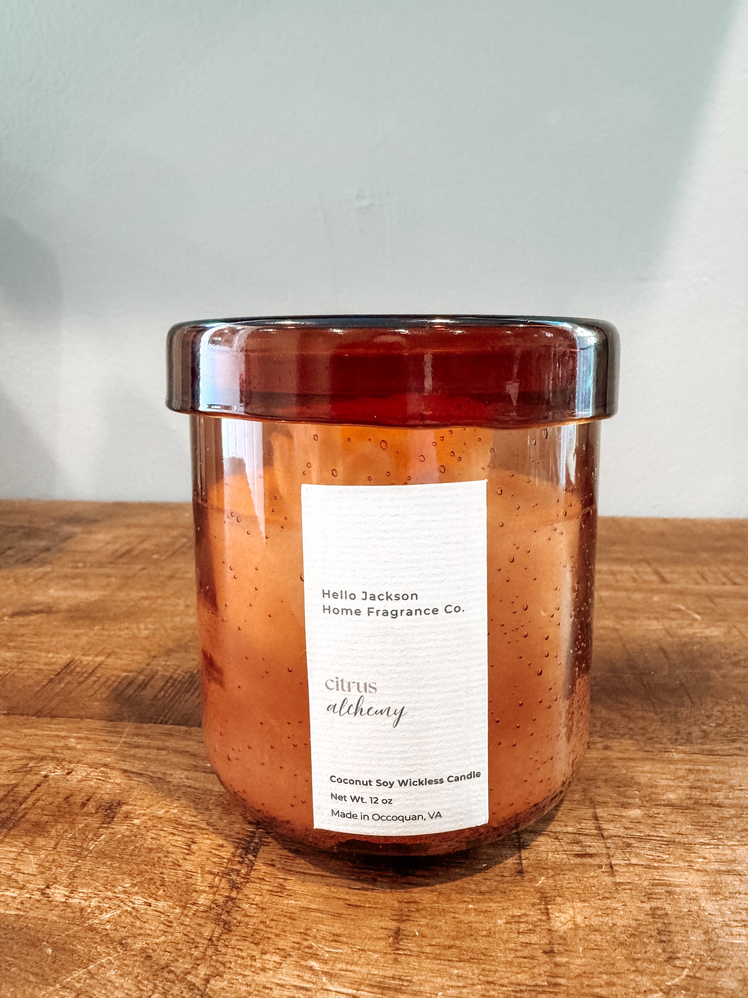 Citrus Alchemy Wickless Candle