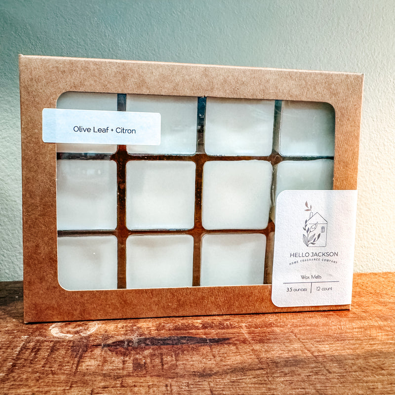 Olive Leaf + Citron Wax Melts