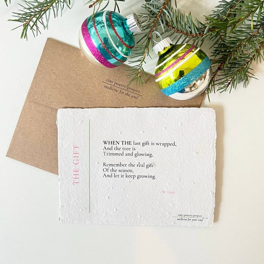 The Gift: Plantable Wildflower Card
