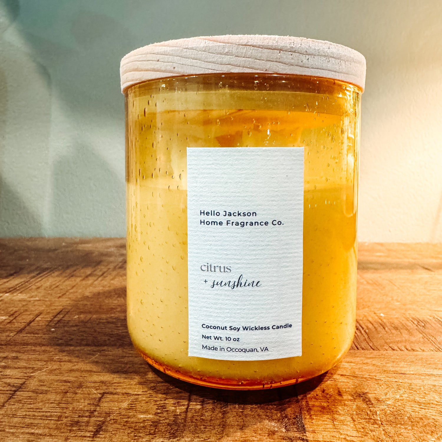 Citrus + Sunshine Wickless Candle