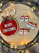 Santa Clay Earrings