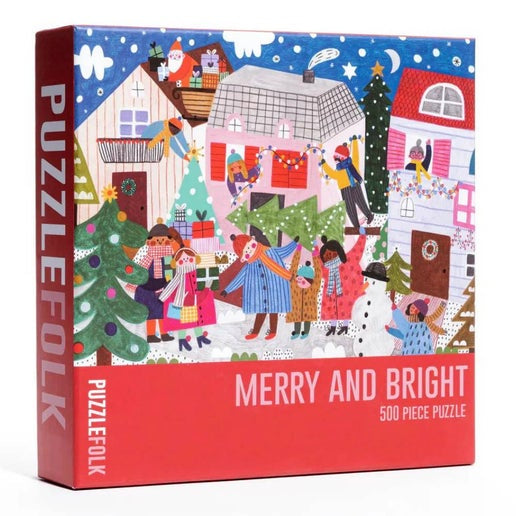 Merry & Bright 500 Piece Christmas Puzzle