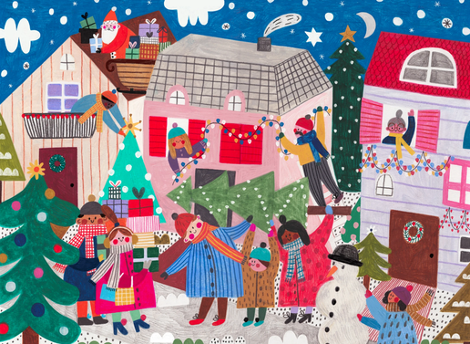 Merry & Bright 500 Piece Christmas Puzzle