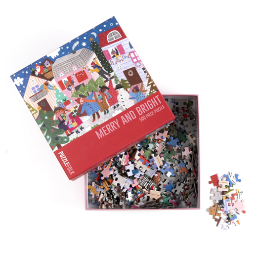 Merry & Bright 500 Piece Christmas Puzzle