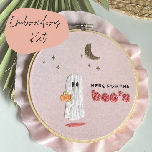 Here for the Boo's Embroidery Kit