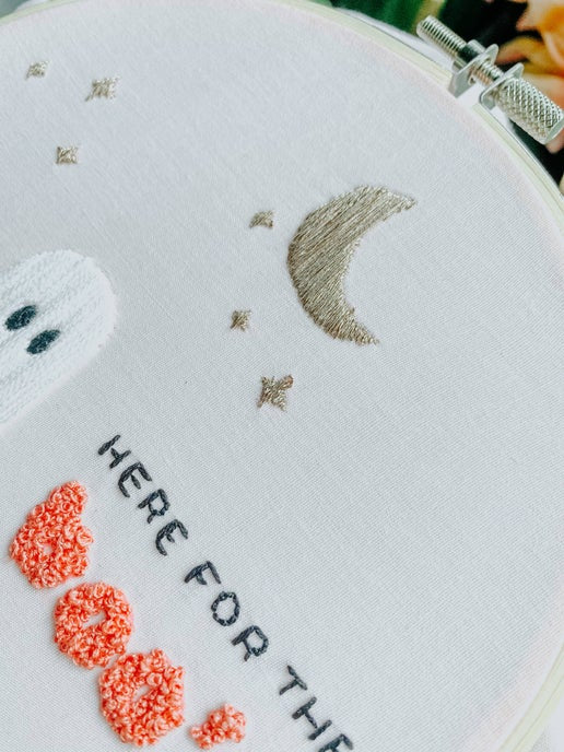 Here for the Boo's Embroidery Kit