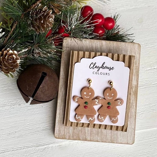 Gingerbread Earrings