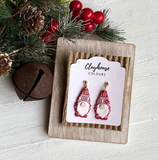Christmas Gnome Earrings