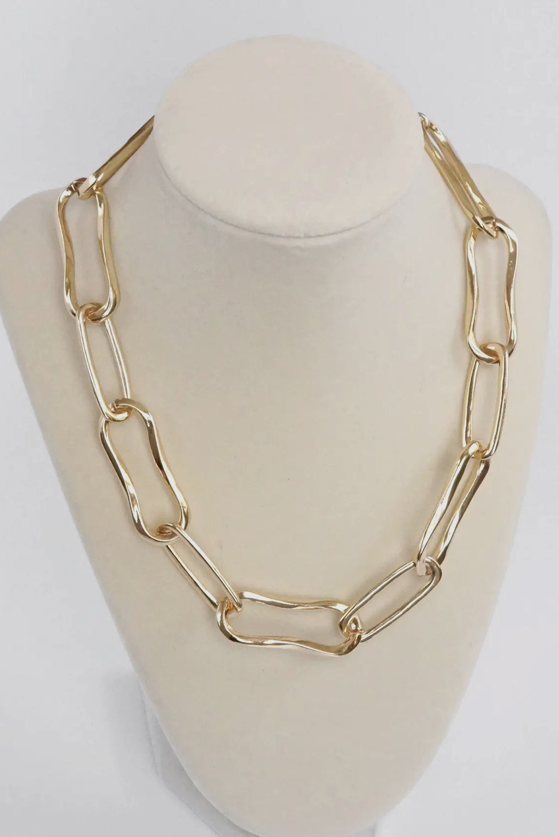 Oversized Gold Link Necklace
