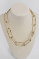 Oversized Gold Link Necklace