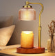Gold Glass Shade Wickless Candle Warming Lamp