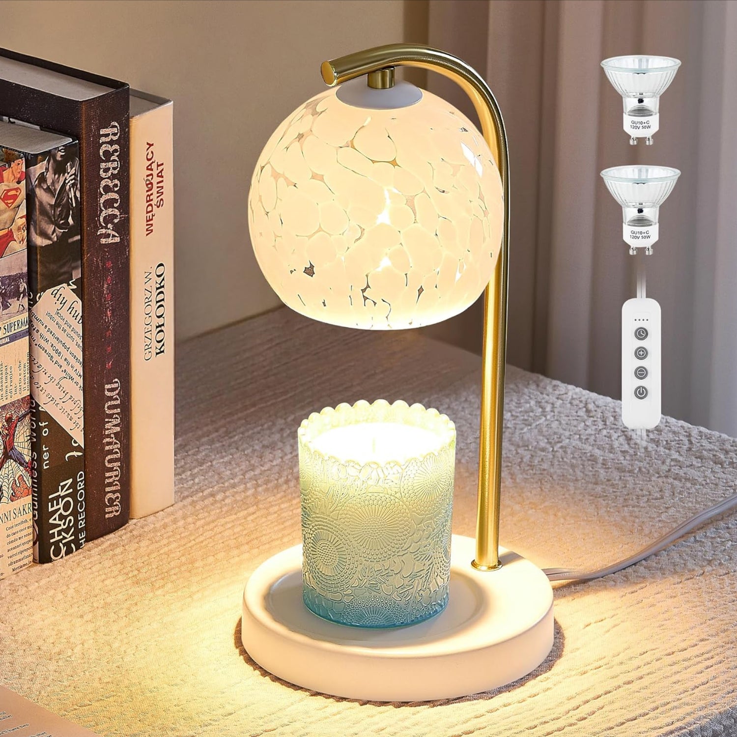 Aurora Glow Candle Warming Lamp