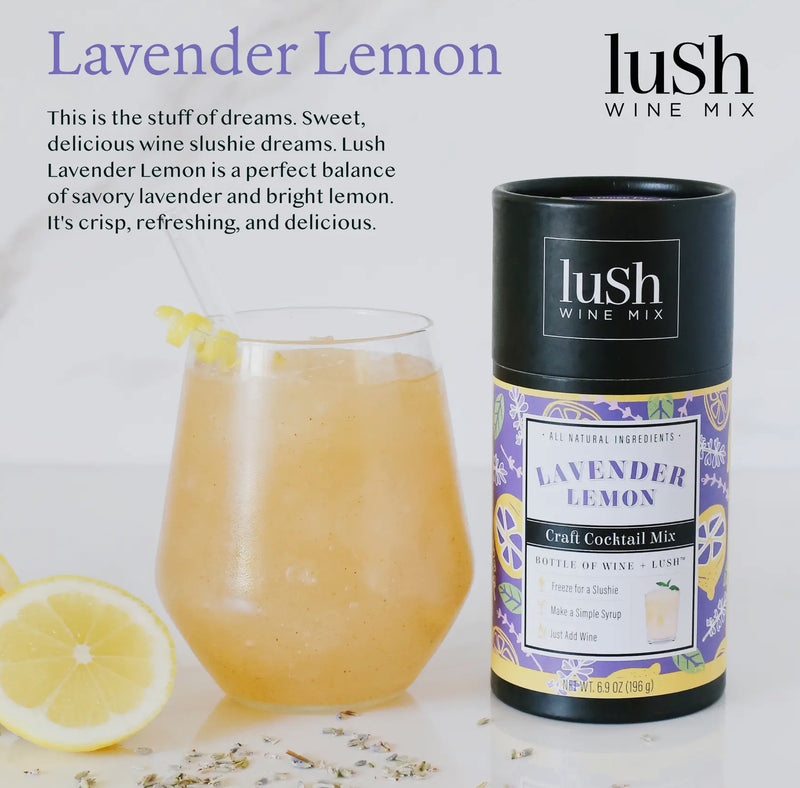 Lush: Lavender Lemon Wine Slush Mix