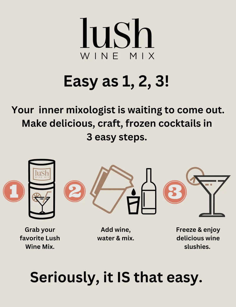 Lush: Strawberry Basil Lemonade Wine Slush