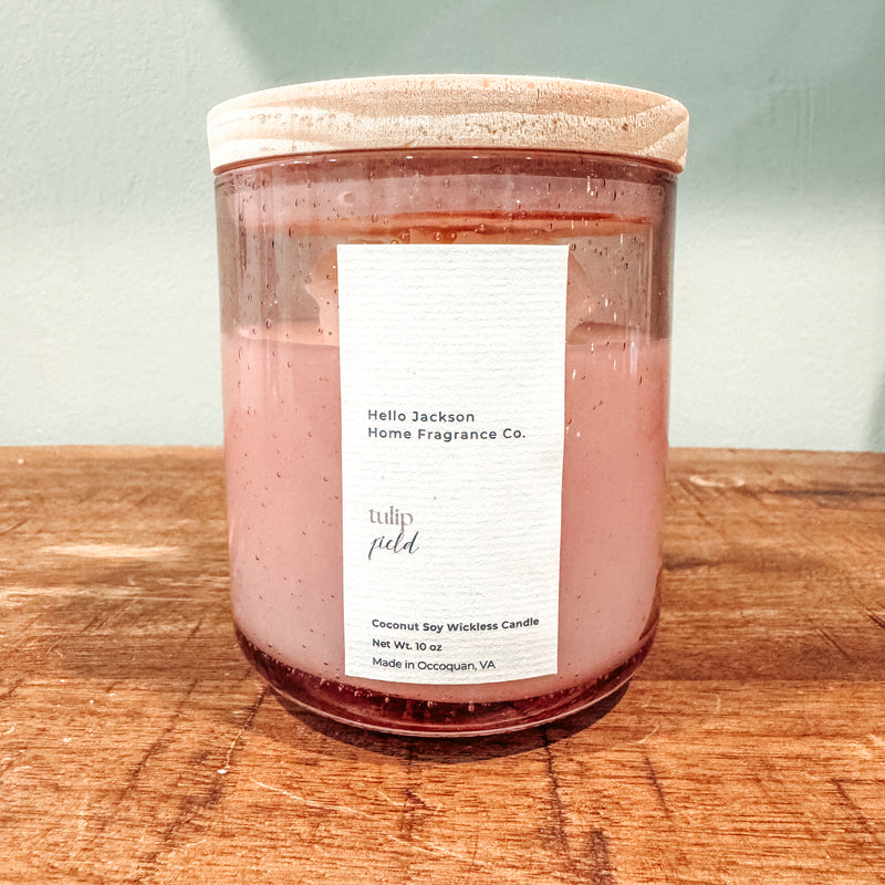 Tulip Field Wickless Candle