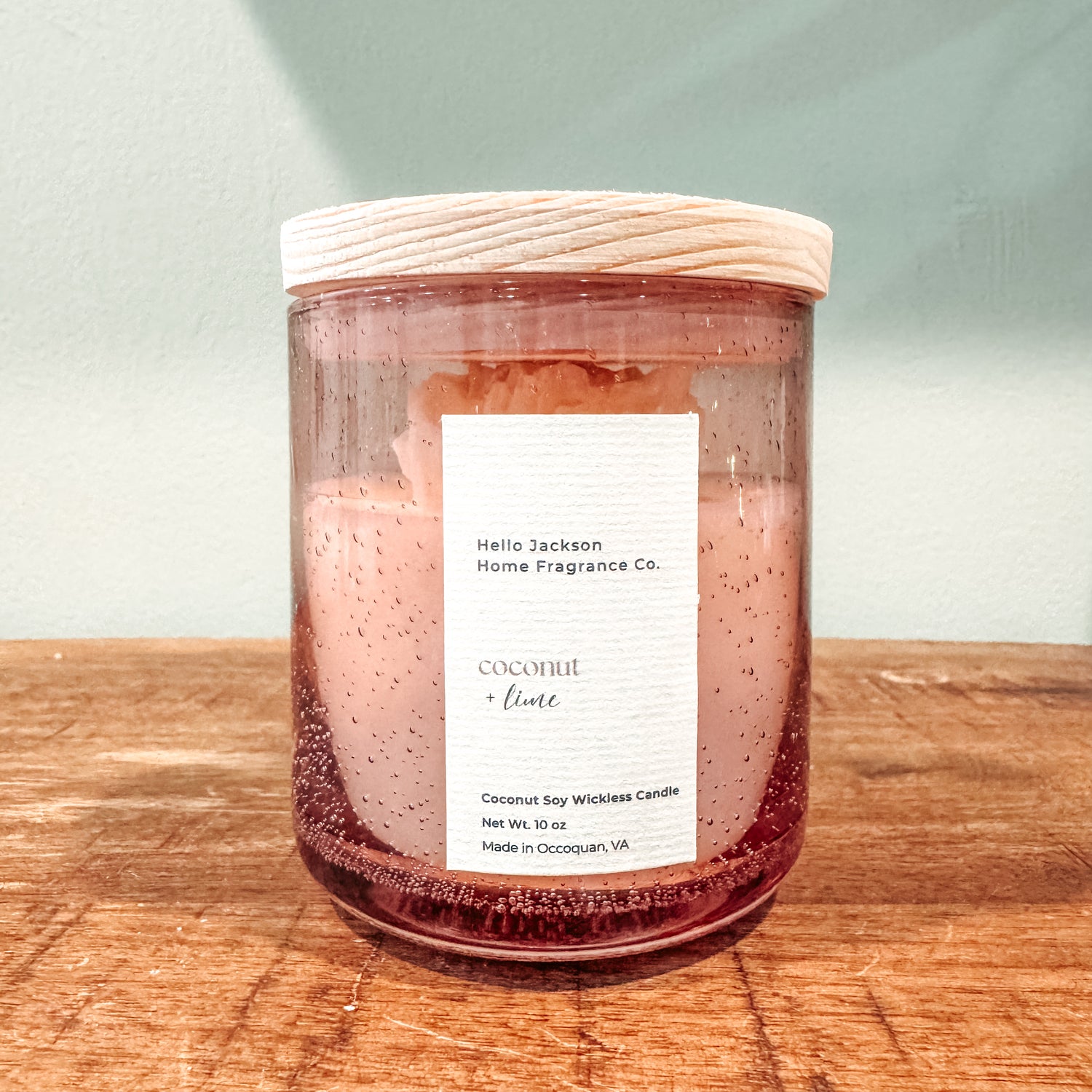 Coconut + Lime Wickless Candle