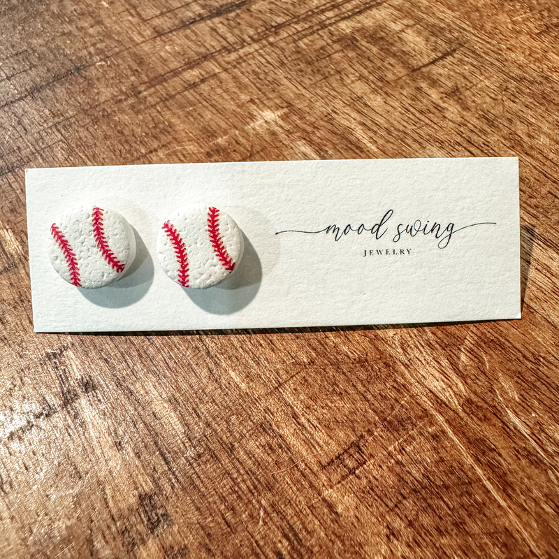 Play Ball! Stud Earrings
