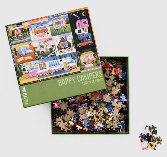 Happy Campers! 1000 Piece Puzzle