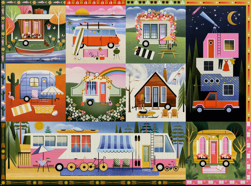 Happy Campers! 1000 Piece Puzzle